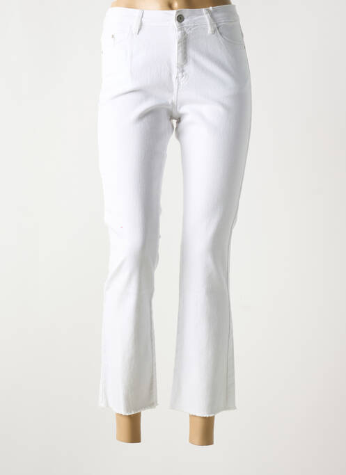 Jeans coupe slim blanc KANOPE pour femme