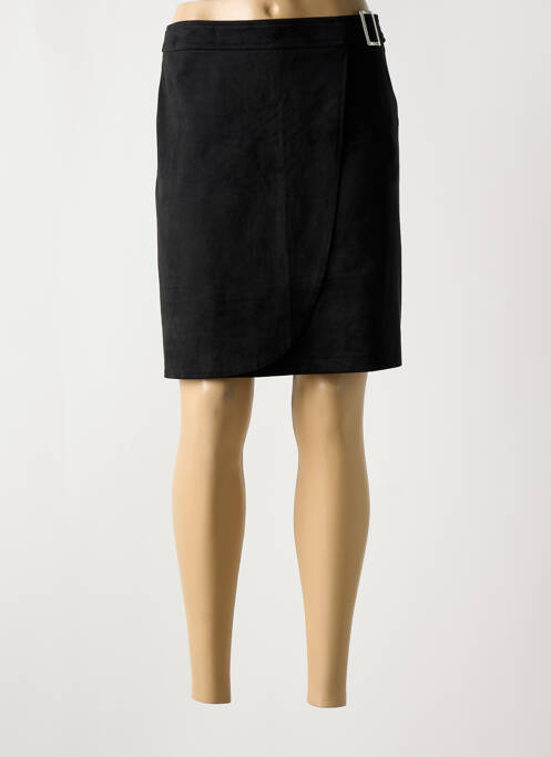 Jupe mi-longue noir ESQUALO pour femme
