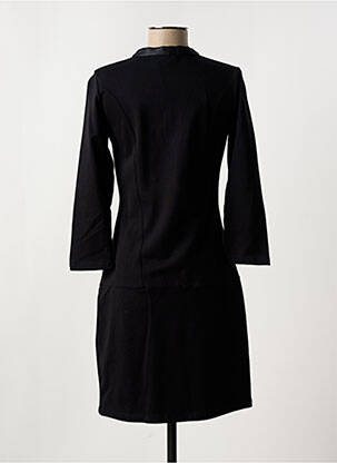 Robe courte manches longues manches longues noir EVA KAYAN femme