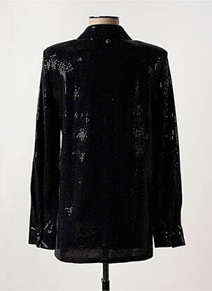 Chemisier coupe cintrée manches longues noir LOLA CASADEMUNT femme