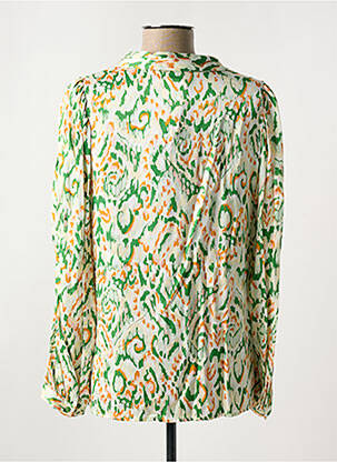 Chemisier coupe fluide manches longues vert ESQUALO femme