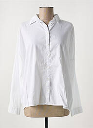 Chemisier manches longues manches longues blanc KANOPE femme