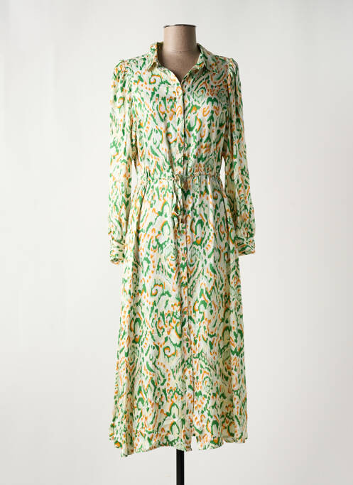 Robe longue vert ESQUALO pour femme