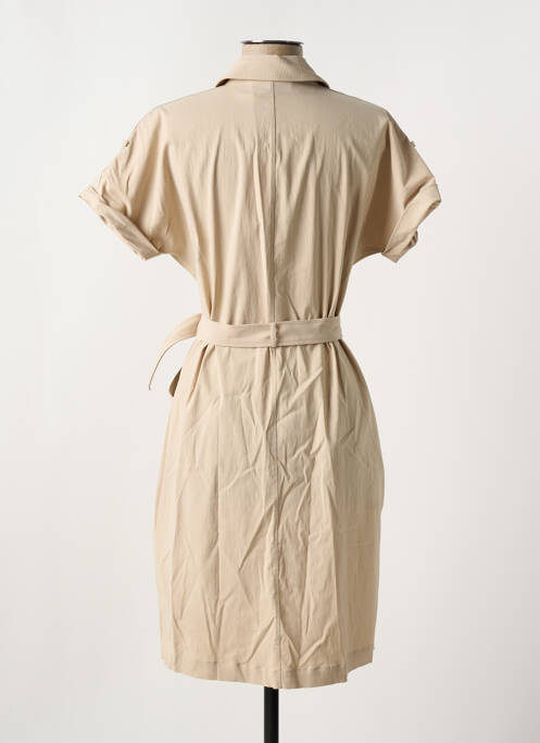 Robe mi-longue beige EVA KAYAN pour femme
