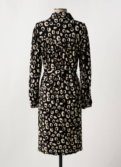 Robe mi-longue noir ESQUALO pour femme