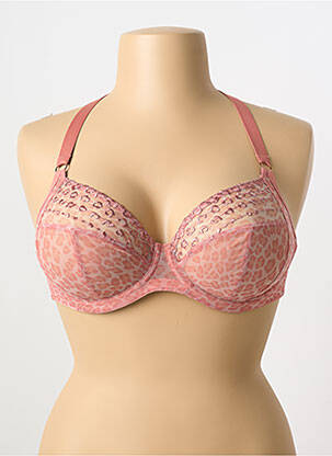 Soutien-gorge légère et transparente haut soutien-gorge emboitant rose ELOMI femme