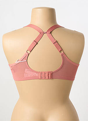 Soutien-gorge légère et transparente haut soutien-gorge emboitant rose ELOMI femme