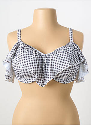 Haut de maillot de bain haut soutien-gorge emboitant haut soutien-gorge emboitant gris ELOMI femme