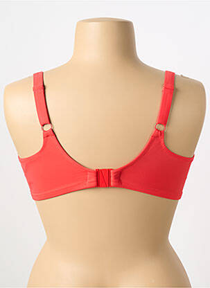 Haut de maillot de bain bretelles élastiquées orange ELOMI femme