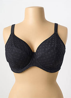 Haut de maillot de bain haut soutien-gorge emboitant haut soutien-gorge emboitant noir ELOMI femme