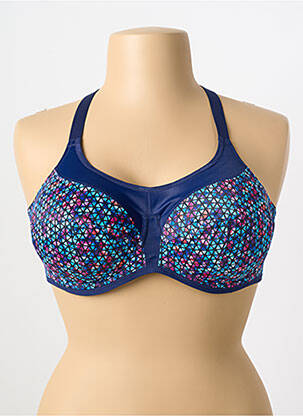 Soutien-gorge haut soutien-gorge emboitant haut soutien-gorge emboitant bleu ELOMI femme
