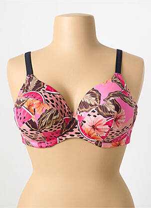 Haut de maillot de bain haut soutien-gorge emboitant haut soutien-gorge emboitant rose ELOMI femme
