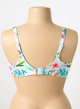 Haut de maillot de bain haut soutien-gorge emboitant haut soutien-gorge emboitant bleu ELOMI femme