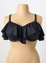 Haut de maillot de bain noir ELOMI pour femme seconde vue