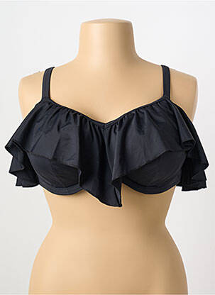 Haut de maillot de bain noir ELOMI pour femme