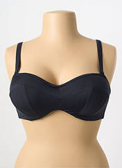 Haut de maillot de bain noir ELOMI pour femme seconde vue