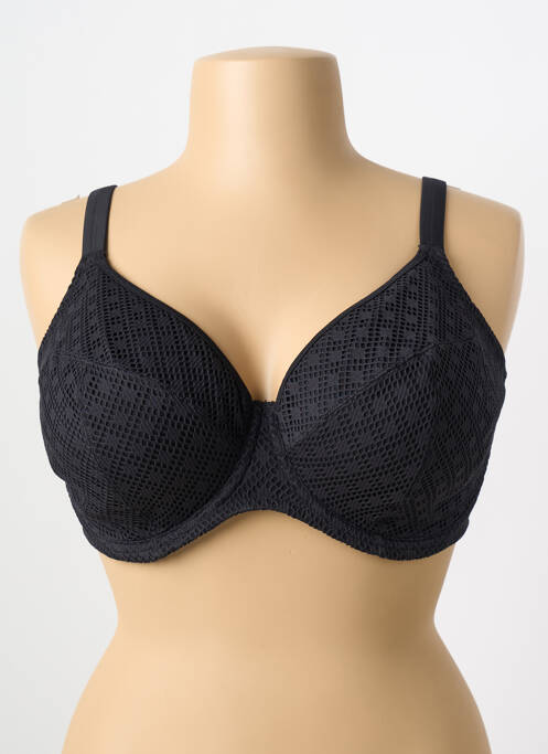Haut de maillot de bain haut soutien-gorge emboitant haut soutien-gorge emboitant noir ELOMI femme