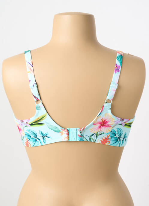 Haut de maillot de bain haut soutien-gorge emboitant haut soutien-gorge emboitant bleu ELOMI femme