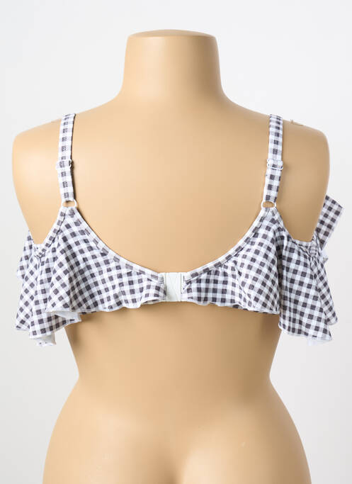 Haut de maillot de bain gris ELOMI femme