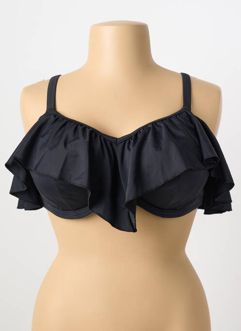 Haut de maillot de bain noir ELOMI pour femme