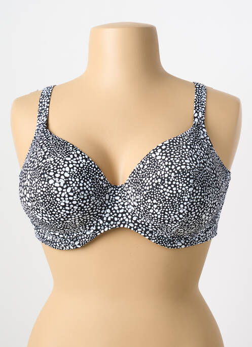 Haut de maillot de bain noir ELOMI pour femme