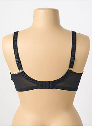Soutien-gorge effet matière satinée haut soutien-gorge emboitant noir ELOMI femme