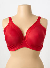 Soutien-gorge bretelle multi position haut soutien-gorge emboitant rouge ELOMI femme