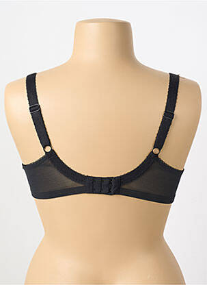 Soutien-gorge effet matière satinée haut soutien-gorge emboitant noir ELOMI femme