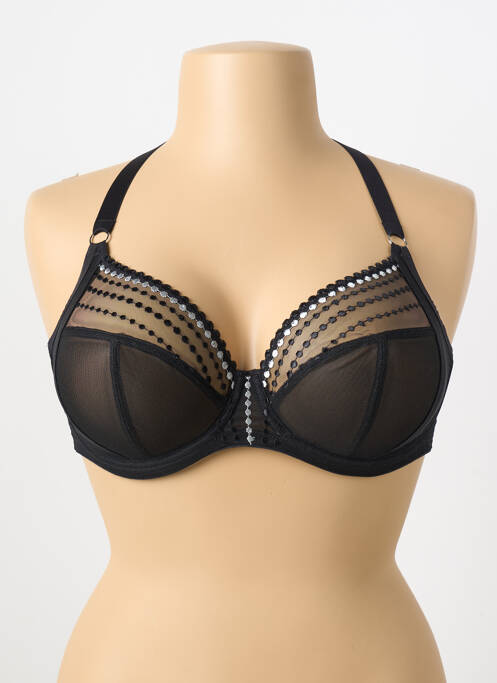 Soutien-gorge bretelle multi position haut soutien-gorge emboitant noir ELOMI femme