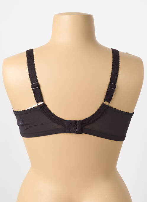 Soutien-gorge effet matière satinée haut soutien-gorge emboitant marron ELOMI femme