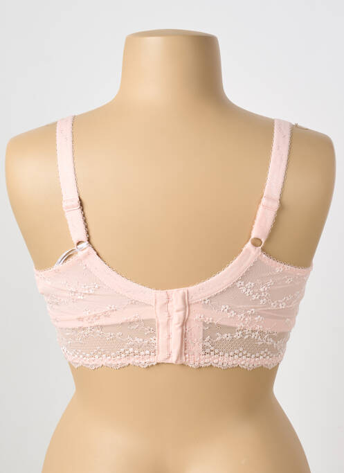 Soutien-gorge légère et transparente haut soutien-gorge emboitant rose ELOMI femme