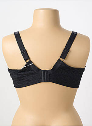 Soutien-gorge effet matière satinée haut soutien-gorge emboitant noir ELOMI femme