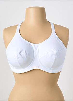Soutien-gorge bretelle multi position haut soutien-gorge emboitant blanc ELOMI femme