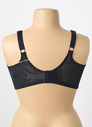 Soutien-gorge effet matière satinée haut soutien-gorge emboitant noir ELOMI femme