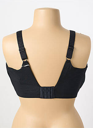 Soutien-gorge effet matière satinée haut soutien-gorge emboitant noir ELOMI femme