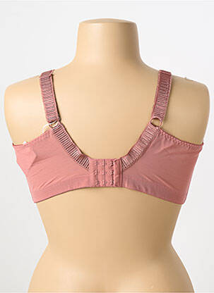 Soutien-gorge effet matière satinée haut soutien-gorge emboitant rose ELOMI femme