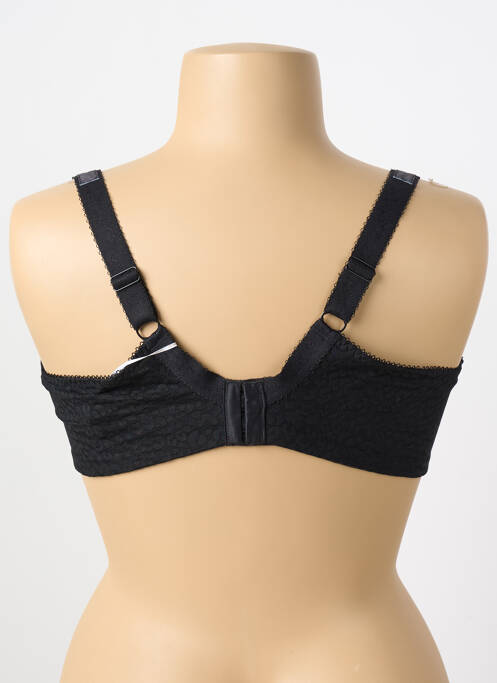 Soutien-gorge effet matière satinée haut soutien-gorge emboitant noir ELOMI femme
