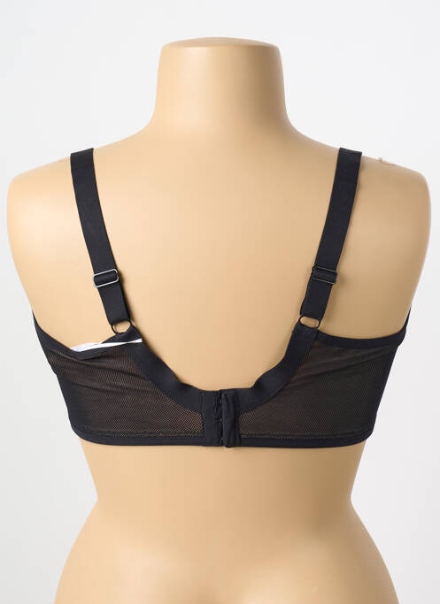 Soutien-gorge légère et transparente haut soutien-gorge emboitant noir ELOMI femme