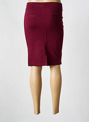 Jupe mi-longue taille normale rouge GOLD SK femme