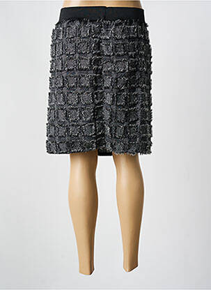 Jupe courte coupe droite noir LUZABELLE femme
