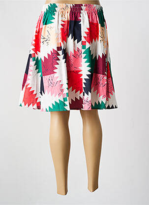 Jupe mi-longue coupe évasée rouge ATELIER EVÈNE femme