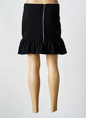 Jupe courte taille haute noir CARMINN femme