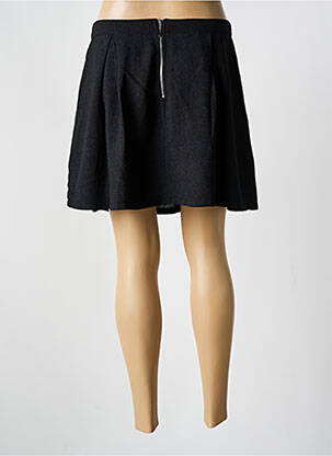 Jupe courte coupe évasée noir CARMINN femme
