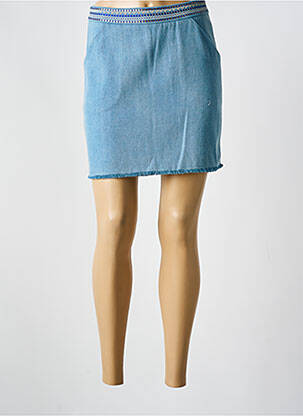 Jupe courte poches bleu MOËWY femme