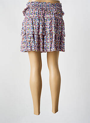 Jupe courte coupe évasée rose KILIBBI femme