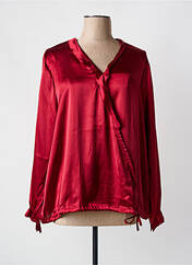 Blouse rouge COLINE pour femme seconde vue