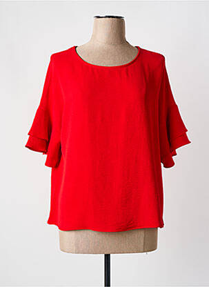 Blouse rouge ESPERANCE pour femme