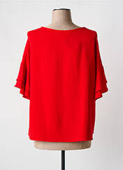 Blouse rouge ESPERANCE pour femme seconde vue