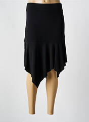 Jupe mi-longue noir COLINE pour femme seconde vue