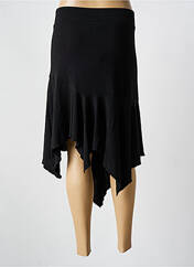 Jupe mi-longue noir COLINE pour femme seconde vue